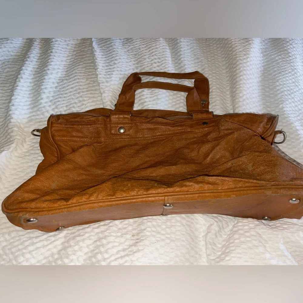 Vintage Brown Travel Bag AS IS